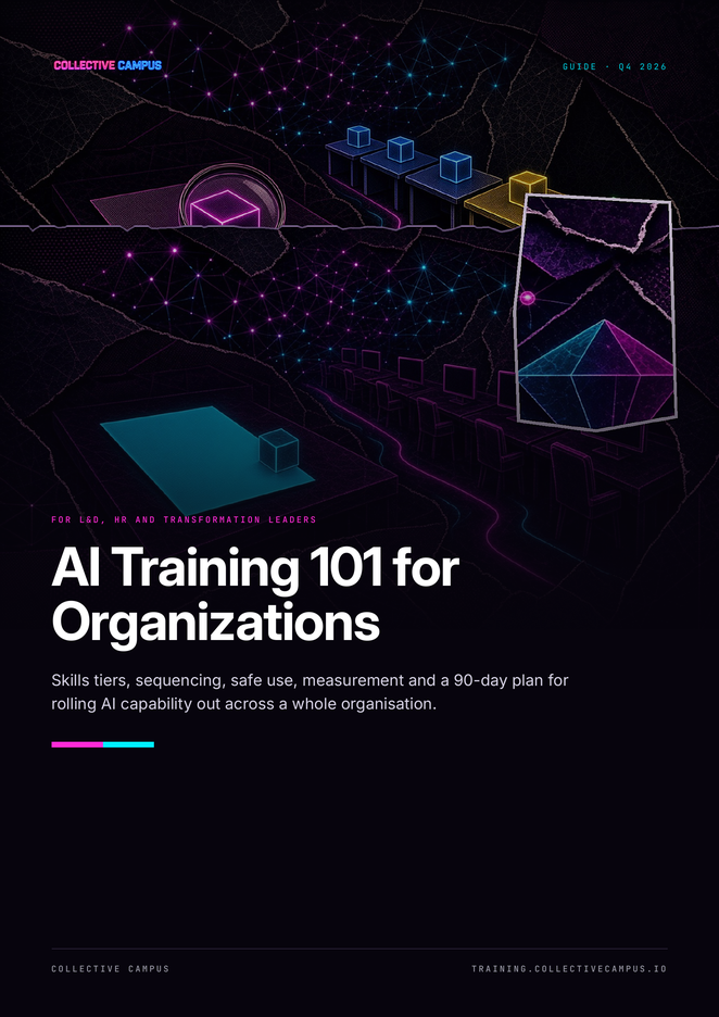 AI Training 101 for Organizations, Q4 2026 guide cover